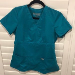 Grey’s Anatomy professional wear scrub top -Teal